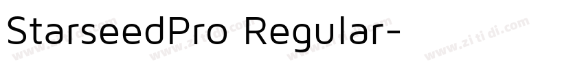StarseedPro Regular字体转换